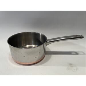 Revere Ware 1801 Stainless Steel Tri Ply 1 1/2 Qt Stock Pot No Lid U.S.A.